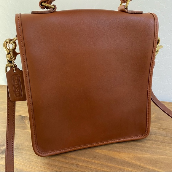 SOLD Coach Vintage Willis Station Satchel Leather 5130 - Picture 4 of 16